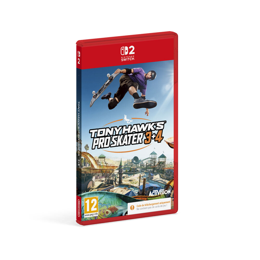 Pochette avant du jeu Tony Hawk Pro Skater 3 + 4 (code De Téléchargement) SWITCH 2
